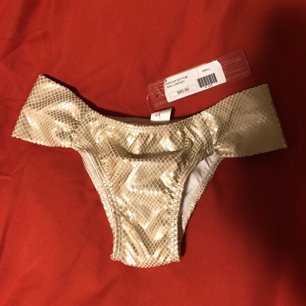 Gold Sequin Bikini Bottoms